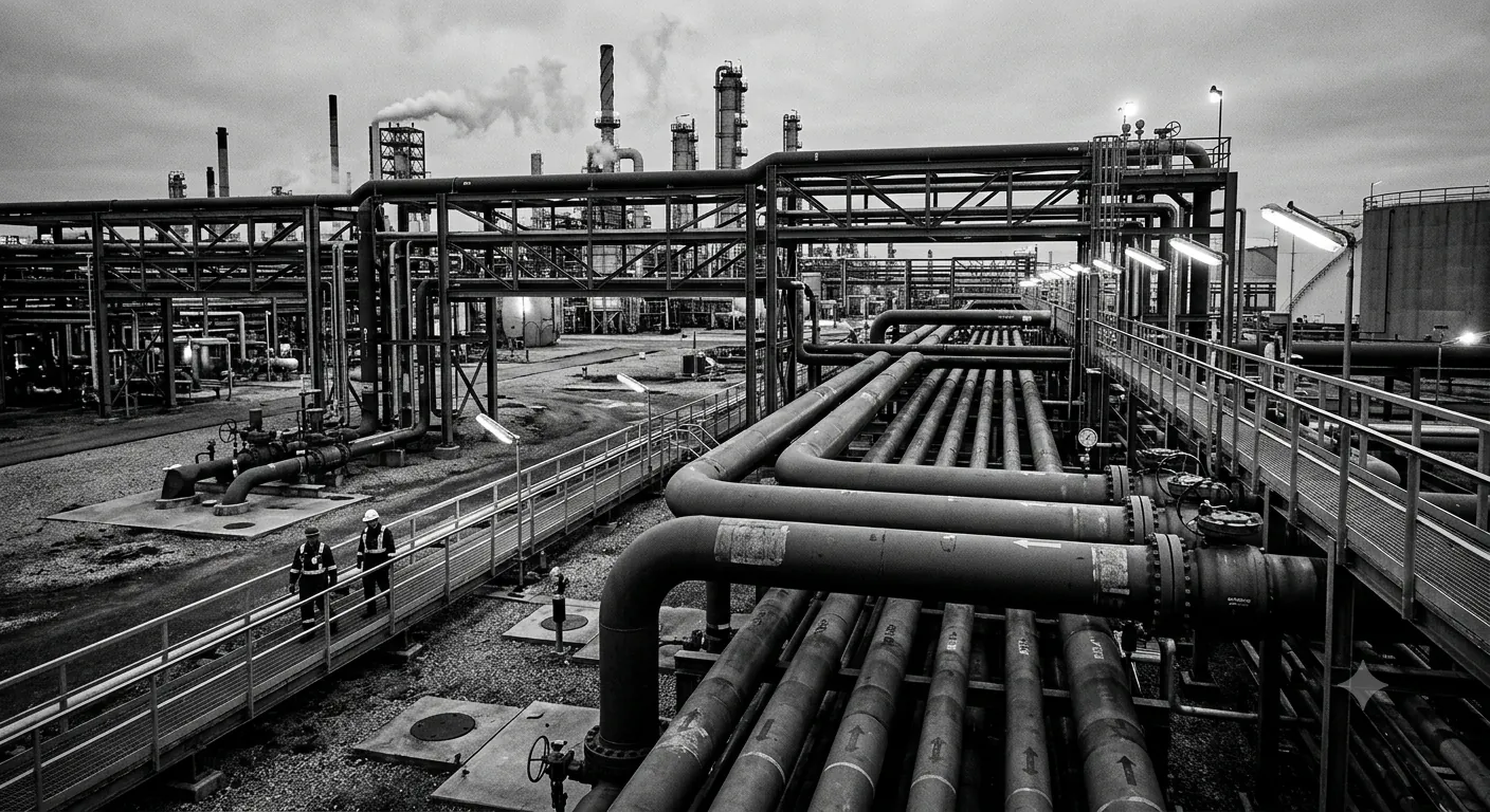 Instalacja przemysłowa w sektorze rafineryjnym